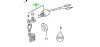 Suzuki Emergency stop switch assembly DT9.9 & DT15 Stop Sw,Fork & Lanyard 37830-89E04-000